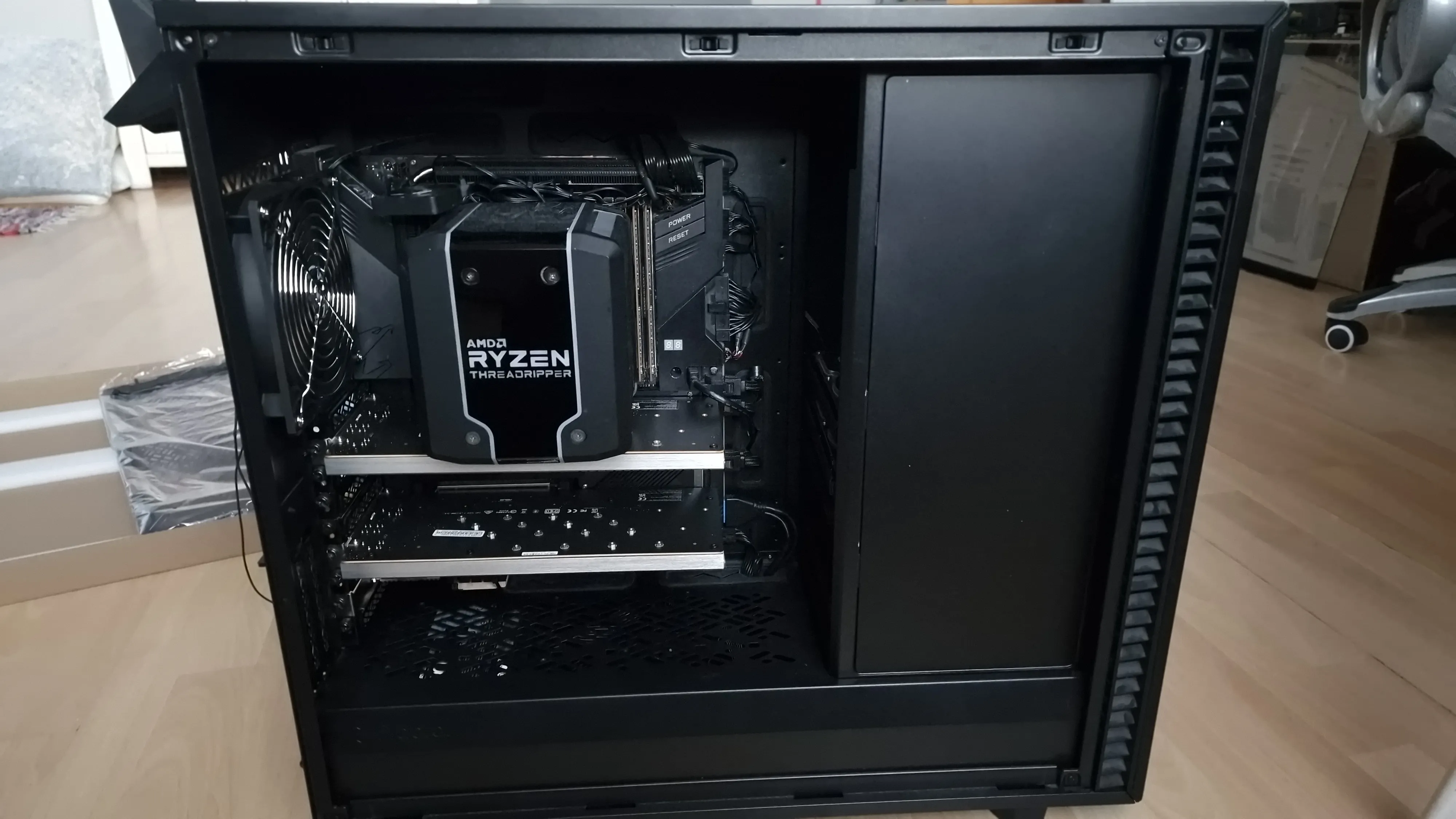 Front of the system